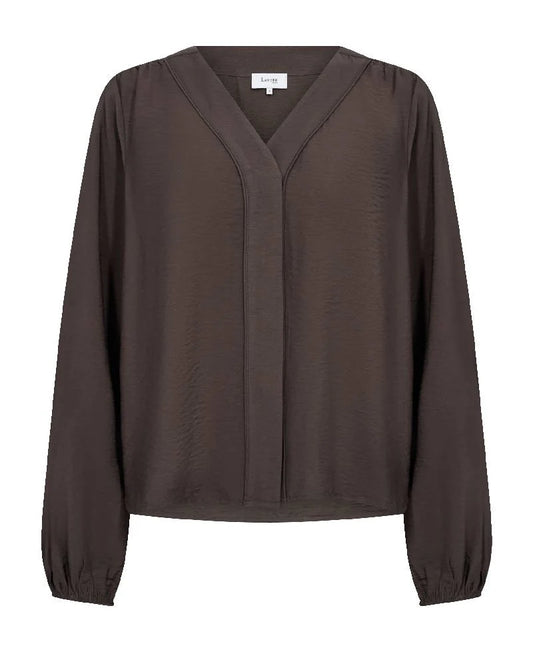 Nikki 1 blússa, coffee