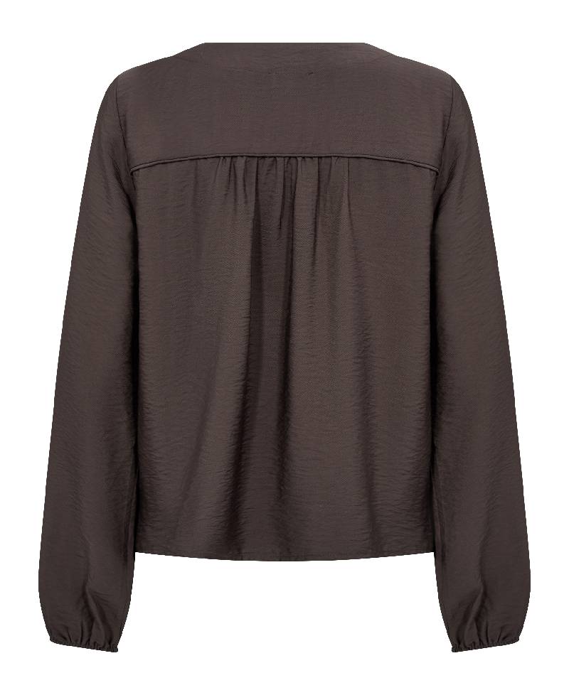 Nikki 1 blússa, coffee