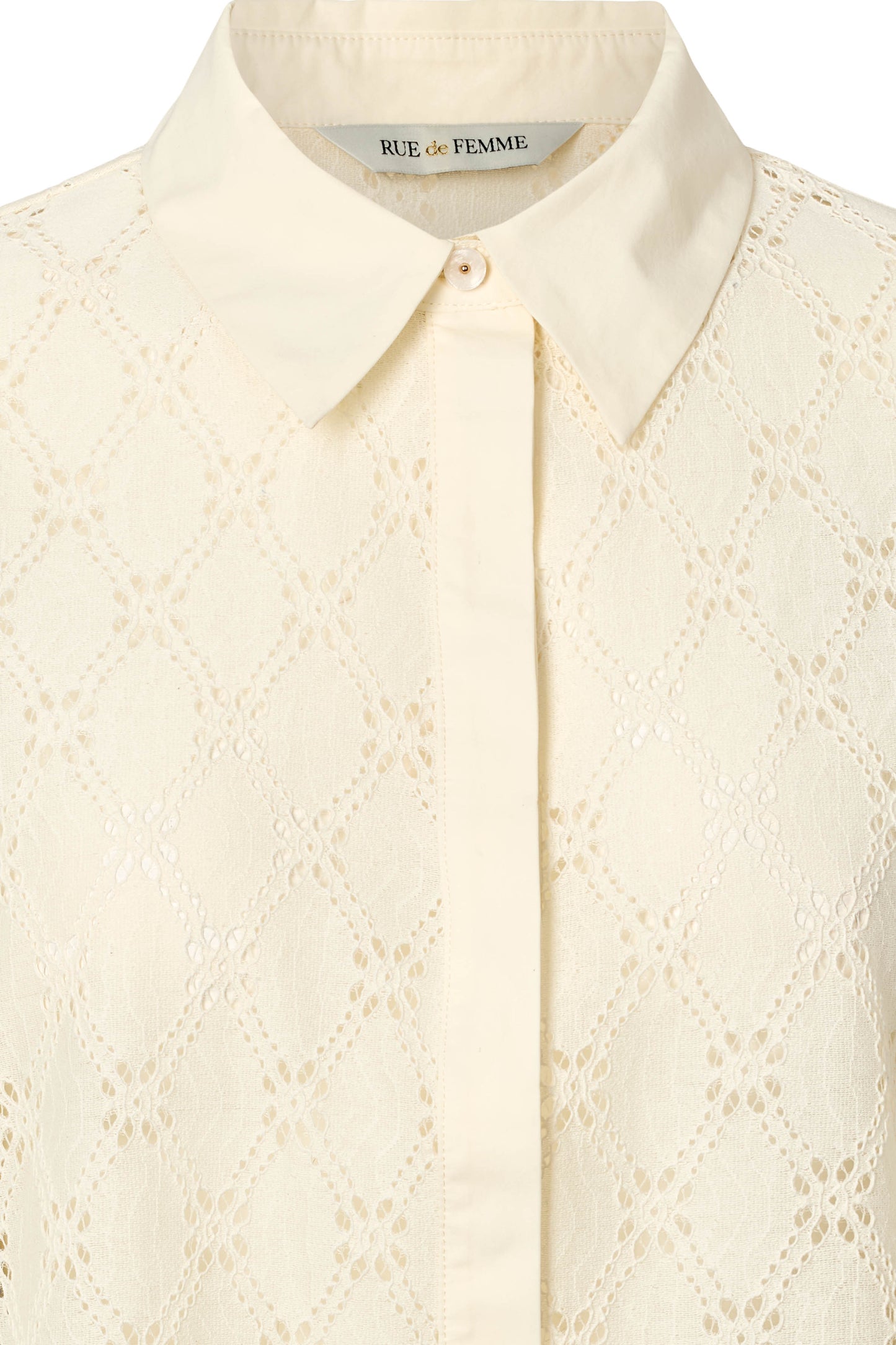 Rue De Femme bróderuð skyrta