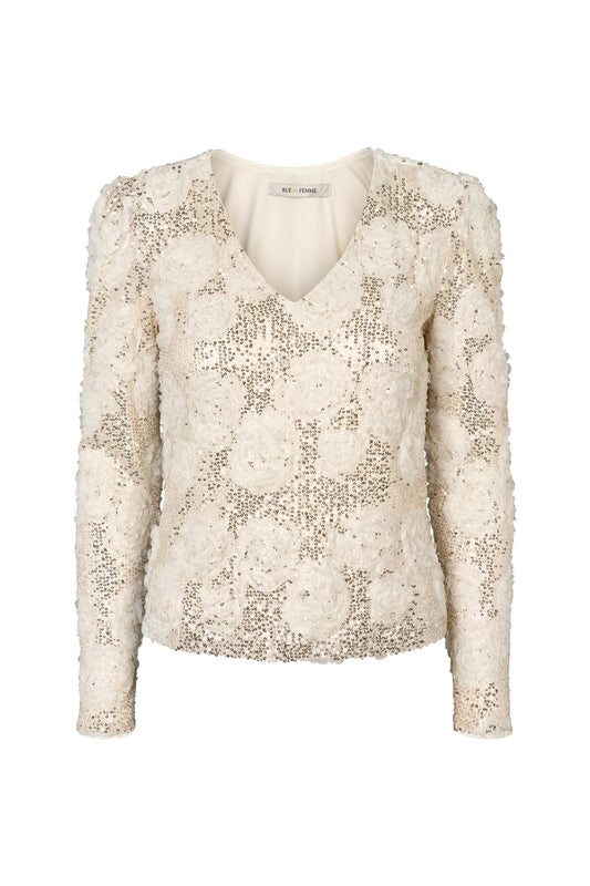 Edda 2 in 1 toppur, off white
