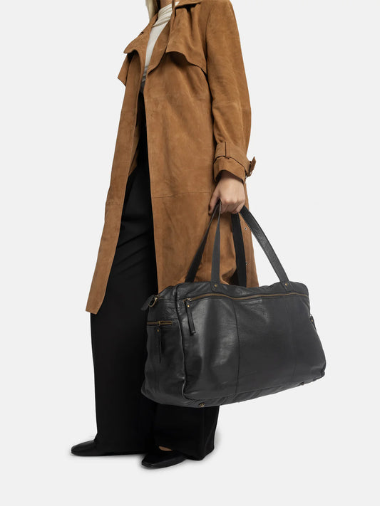 Signe Weekend leðurtaska, svört