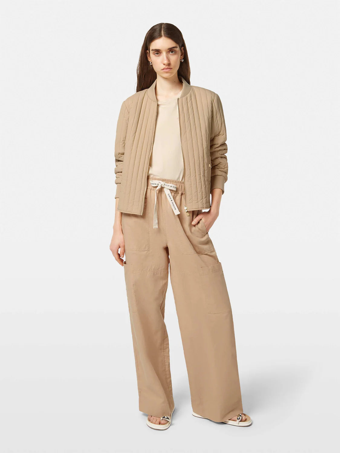 Scotch & Soda reversible bomber, beige