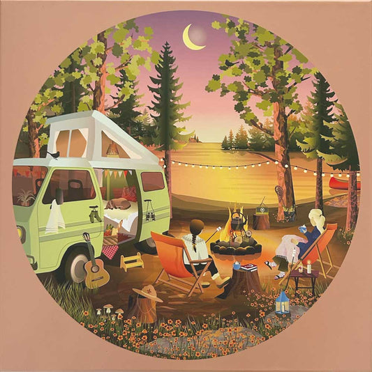 Púsl 1000 bita, útilegu lífið