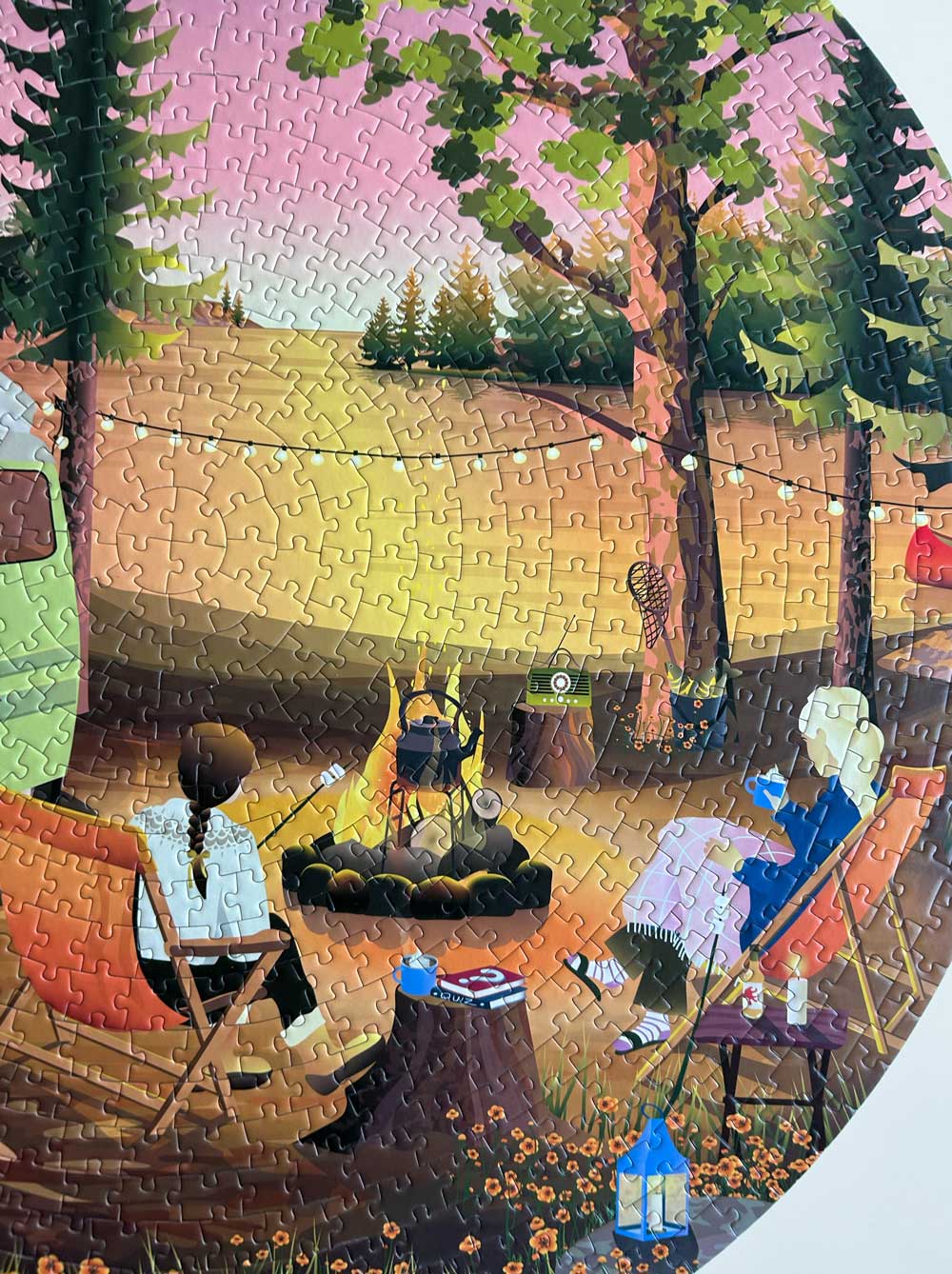 Púsl 1000 bita, útilegu lífið