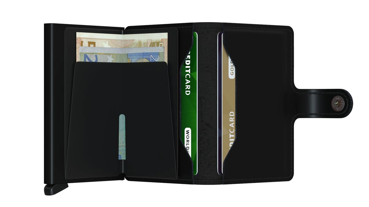 Secrid Miniwallet Kortaveski, svart matt