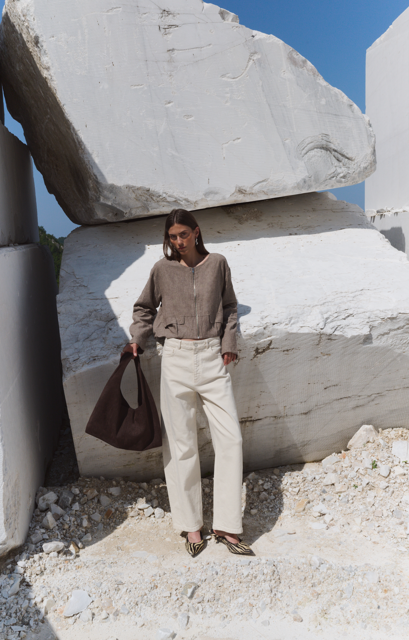 Priscilla taska, brún