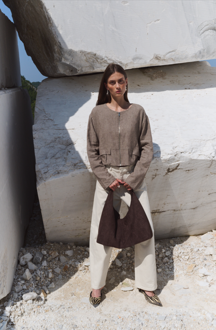 Priscilla taska, brún