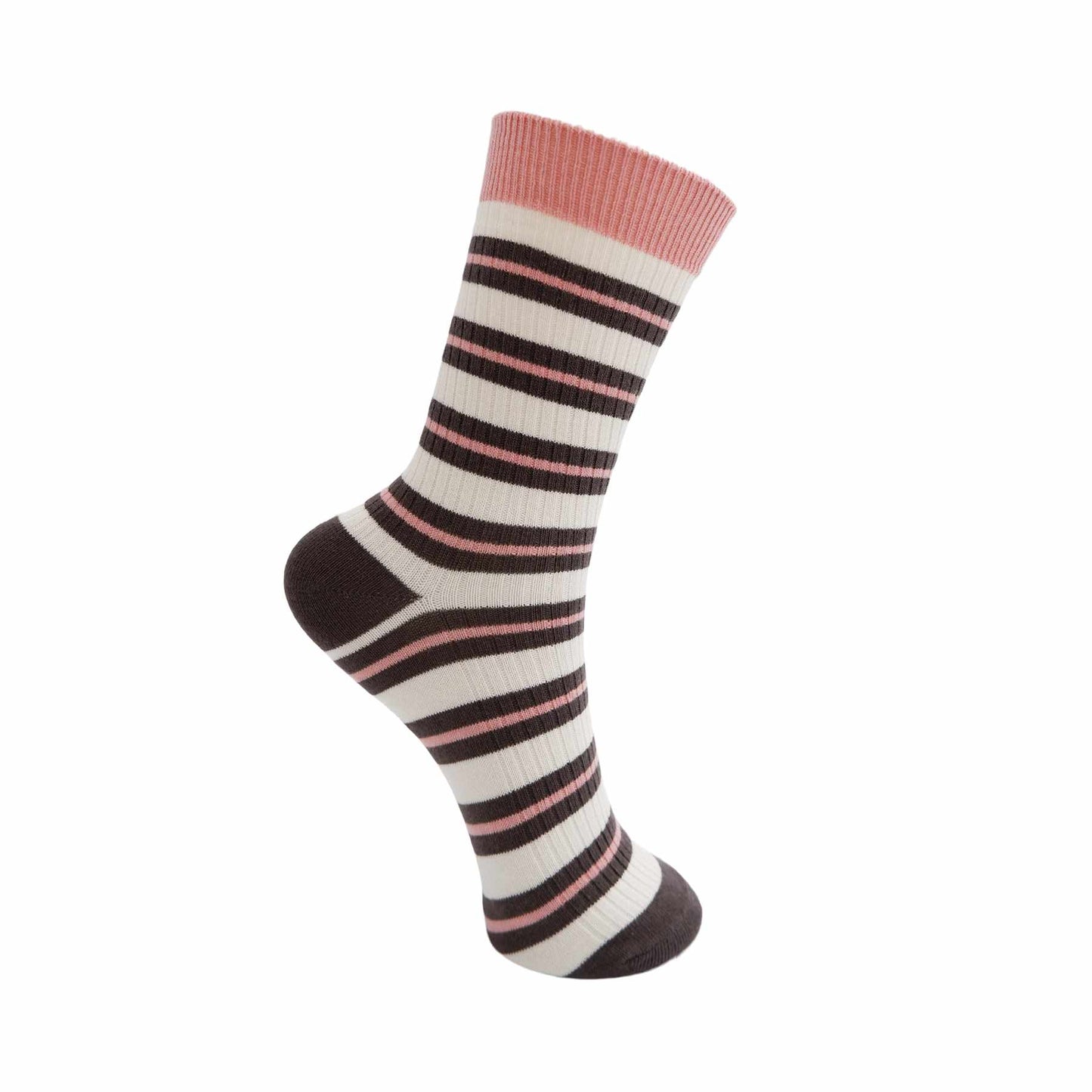 Brenda sokkar, bleikir/brúnir