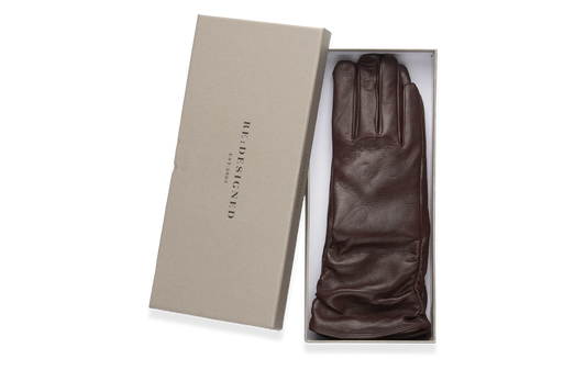 Anvi leðurhanskar, dökkbrúnir