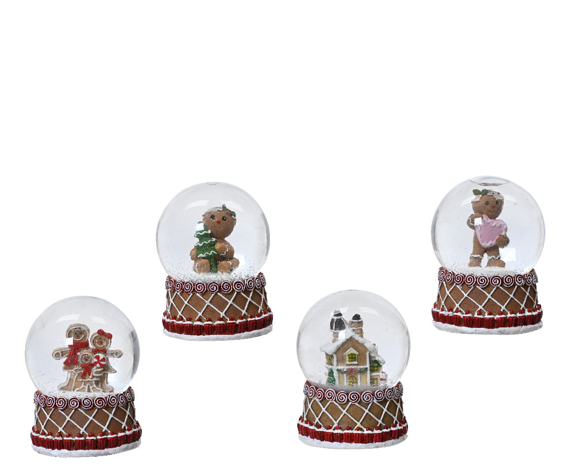 Snjókúla með fígúrum