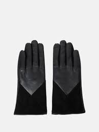 Karma leðurhanskar, svartir