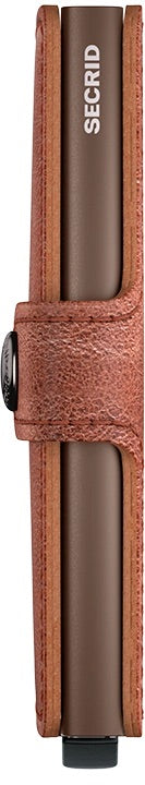 Secrid Miniwallet Kortaveski, vintage cognac