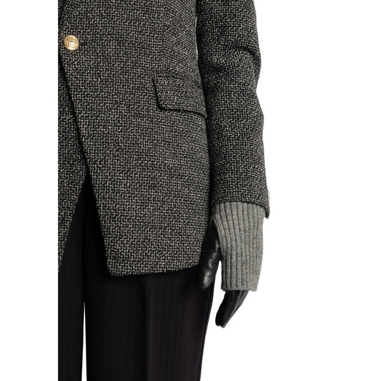 Adda leðurhanskar, svartir