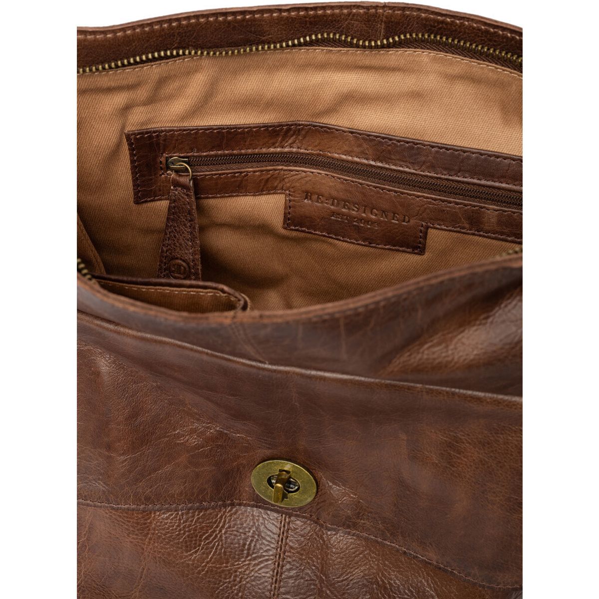 Leðurtaska 1656, woodsmoke