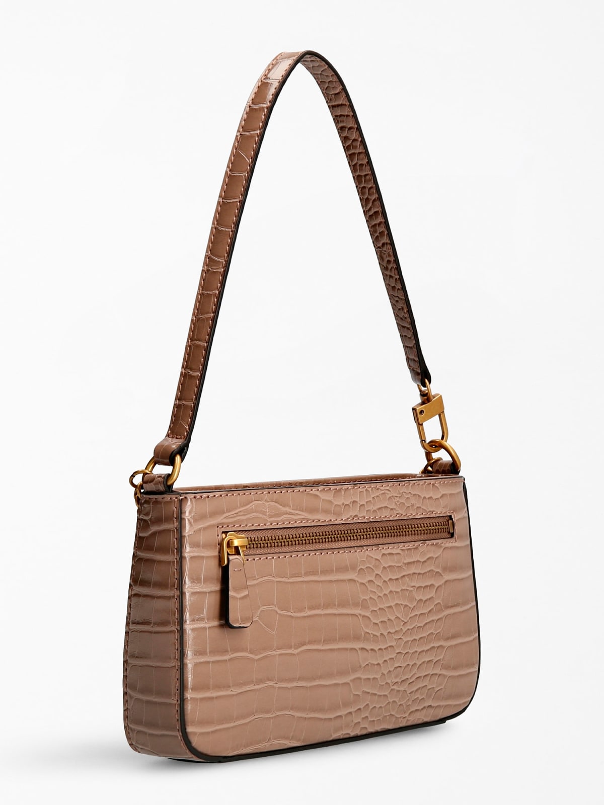Katey mini Guess taska, ljósbrún