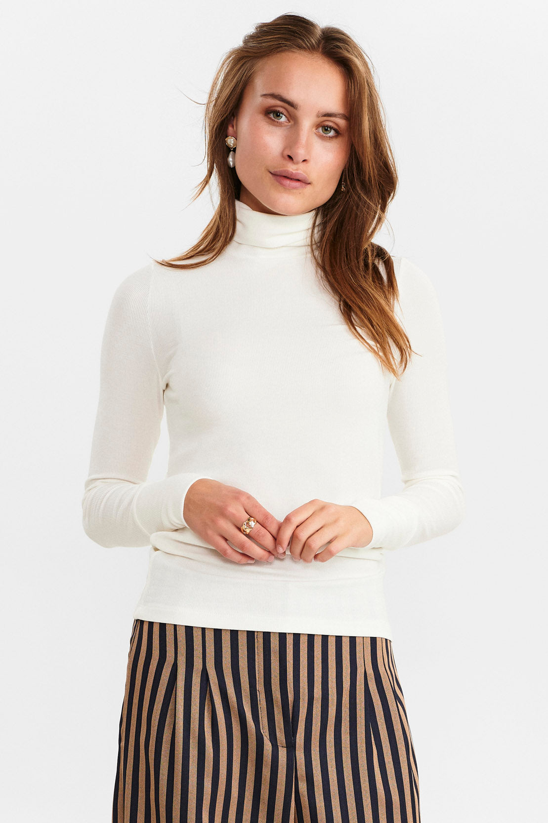 Bowie rúllukragabolur/ peysa, off white