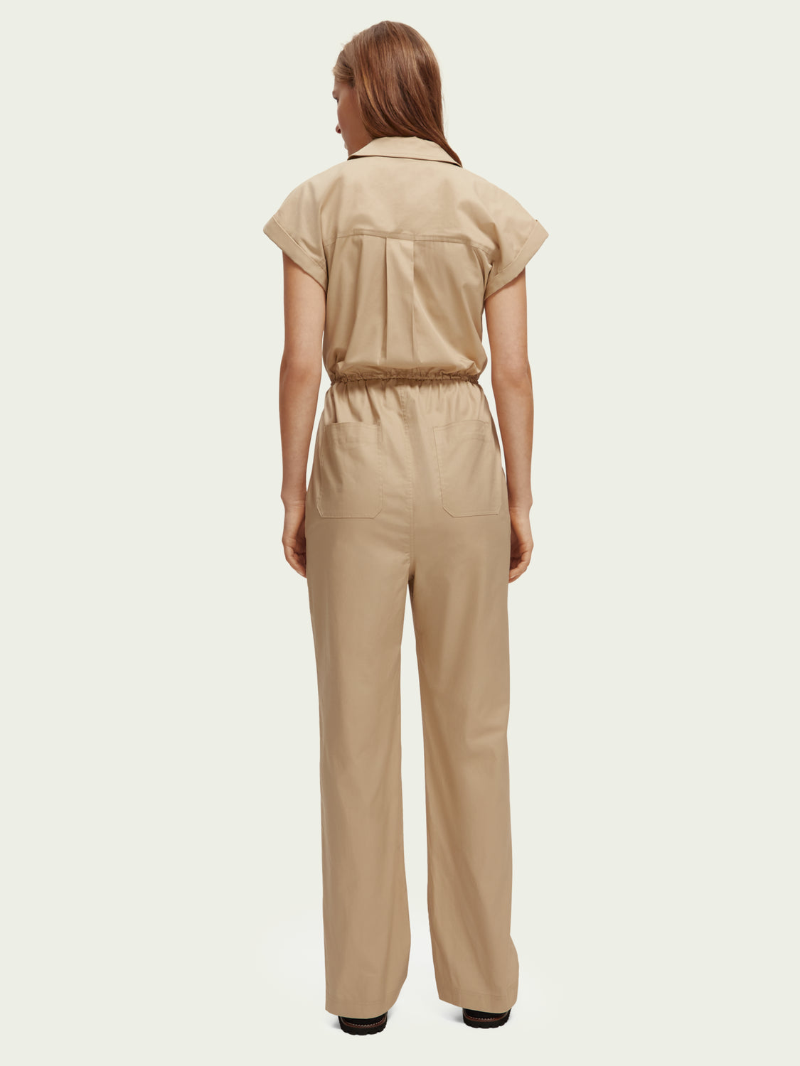 Military samfestingur, beige