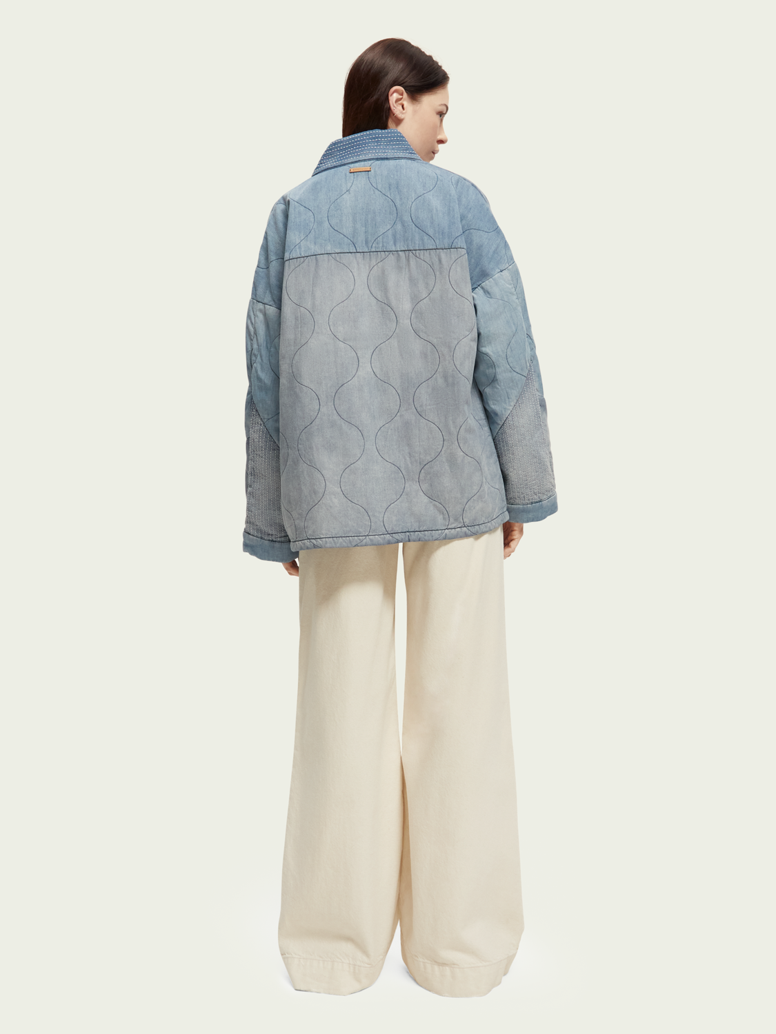 Indigo Kimono gallajakki, reversible