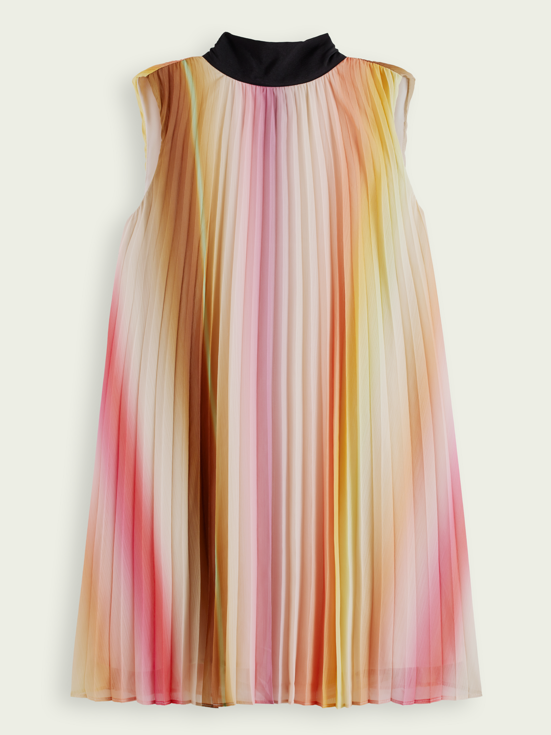 Bow Pleated kjóll
